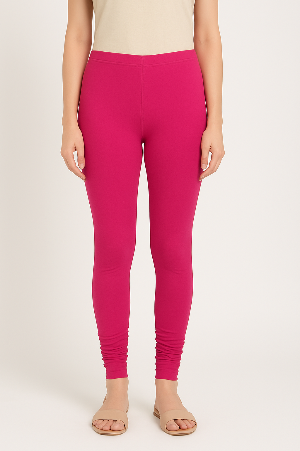 Women’s Churidar Leggings | Cotton Blend | Full Length | Multiple Colors