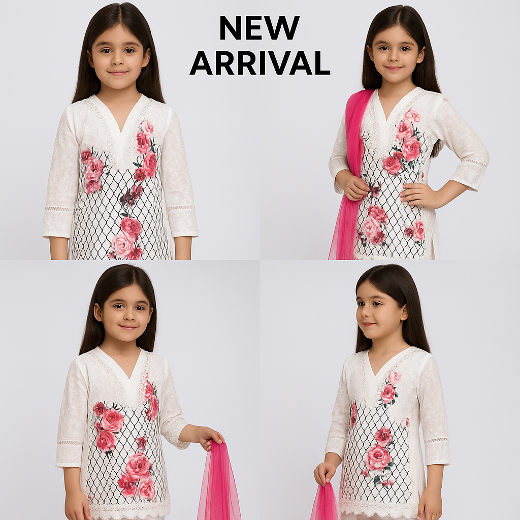 Girls Fancy Dress | Fancy Kurti Set For 4Y To 10Y Girls | Femina Kids Wear