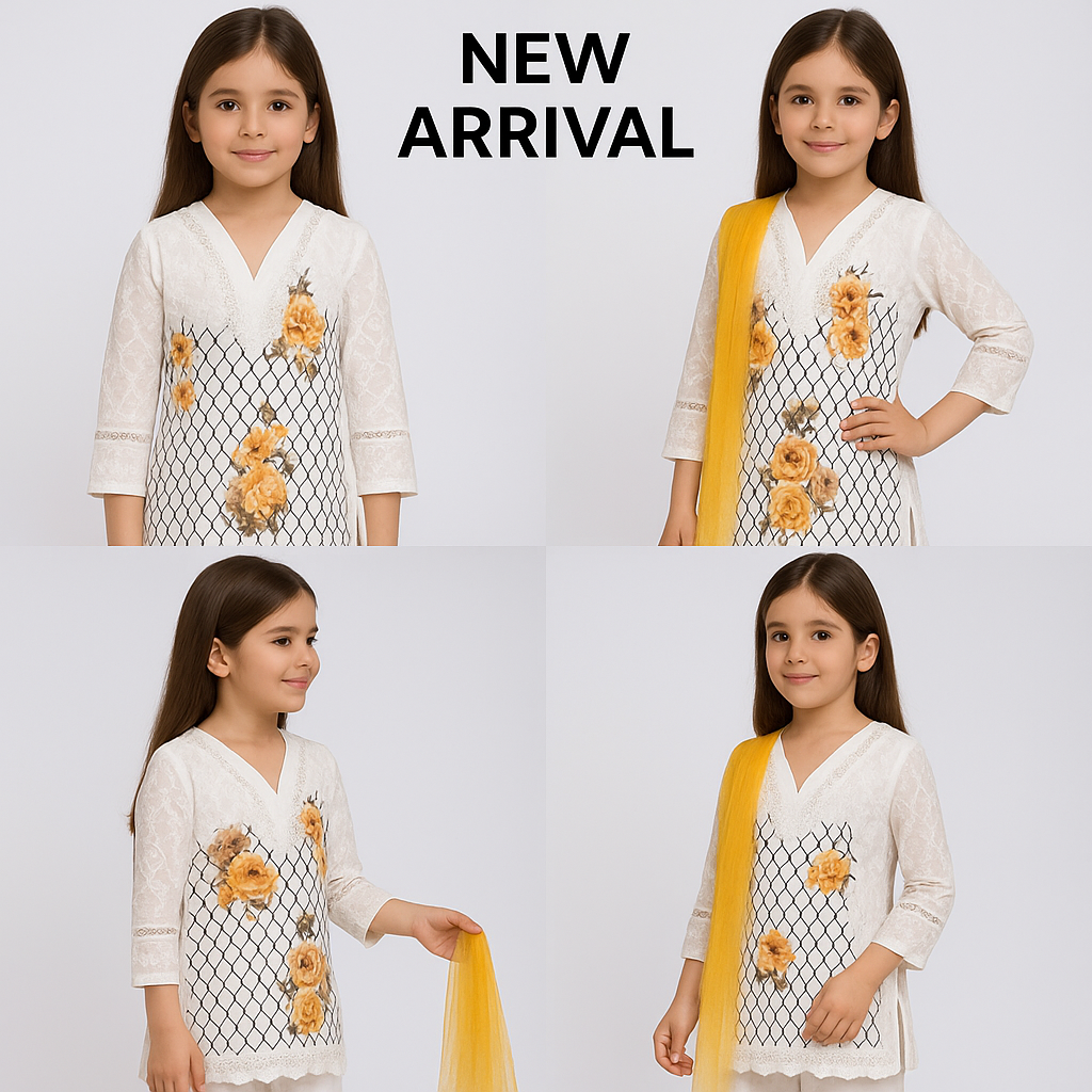 Girls Fancy Dress | Fancy Kurti Set For 4Y To 10Y Girls | Femina Kids Wear