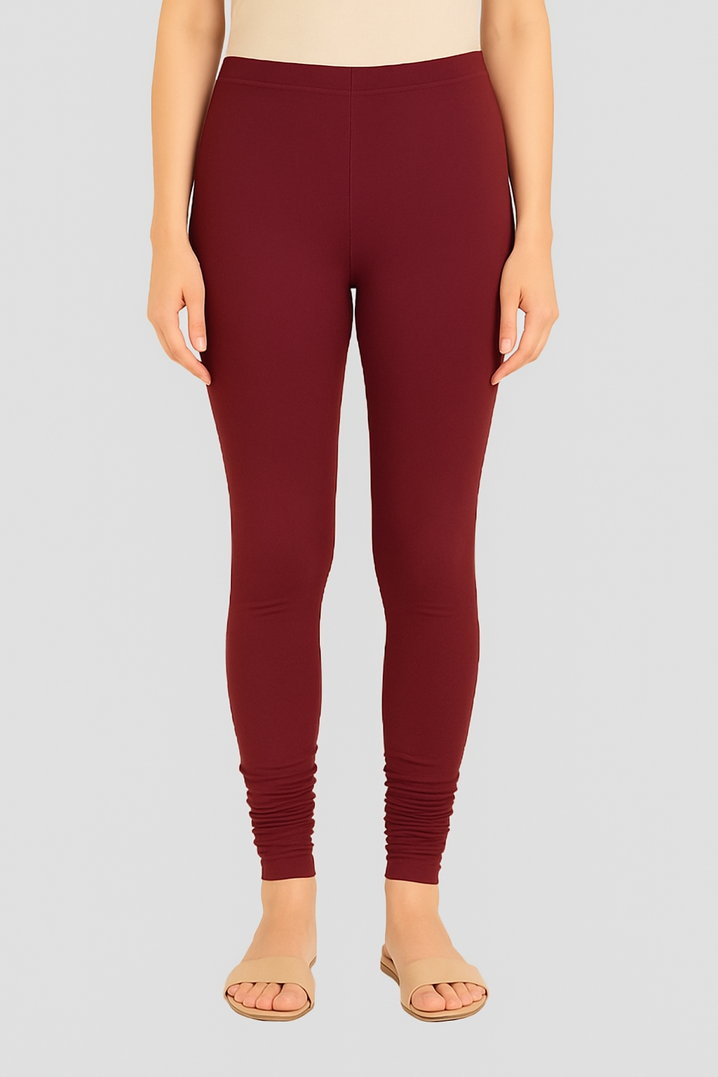 Women’s Churidar Leggings | Cotton Blend | Full Length | Multiple Colors