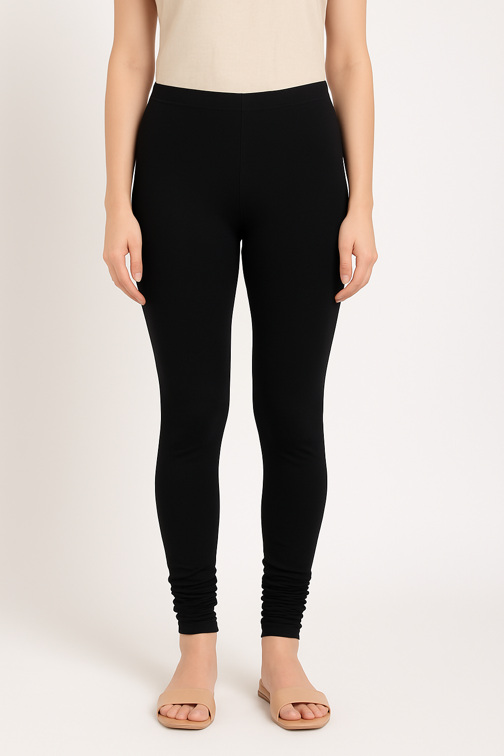 Women’s Churidar Leggings | Cotton Blend | Full Length | Multiple Colors